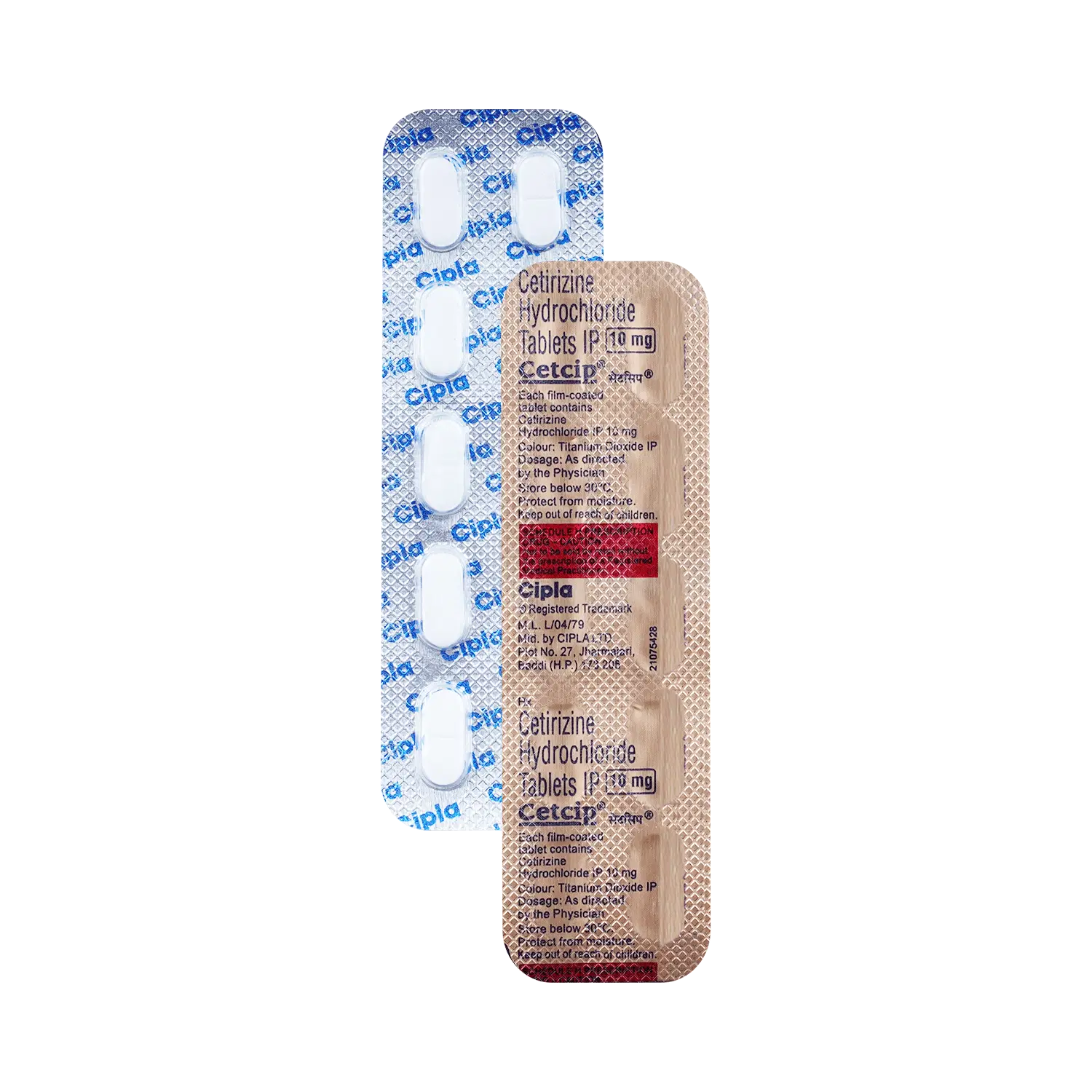 Cetcip 10 Mg (Cetirizine)